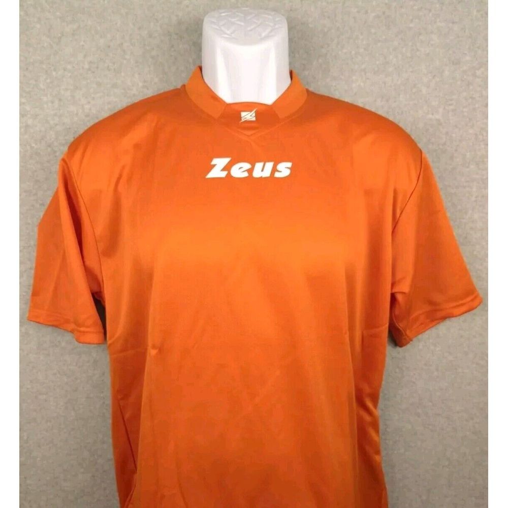 Zeus Veste Gli Dei‎ Mens Activewear Shirt Medium Orange